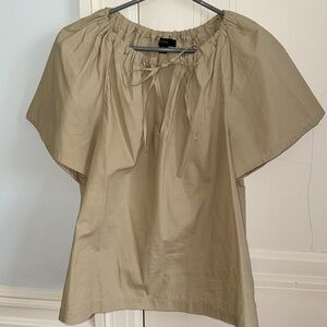 ☀️J. CREW TIE NECK COTTON TOP ☀️